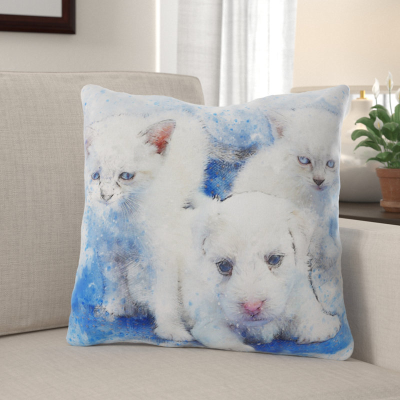 Coussin pour chien Elderton, Microsuède, Intérieur
