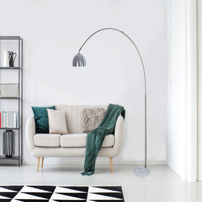 Lampe sur pied en acier 81 po