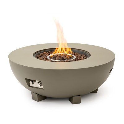 36_Inch Round Iron Fire Pit Table