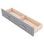 Lit avec tablettes, tiroirs et ports, gris - compact compact pour petites pièces-488138184-488138190