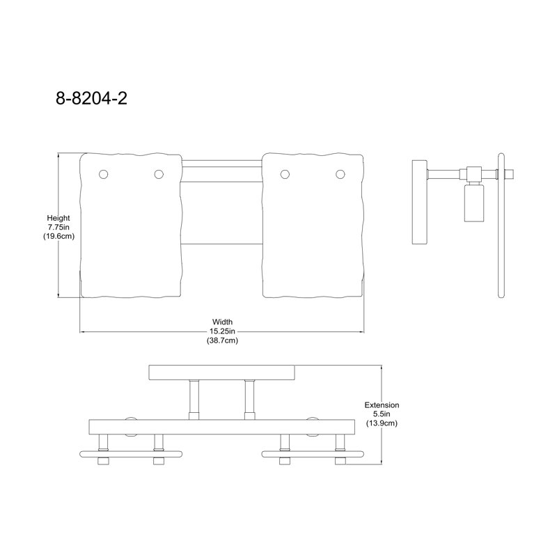  Genry 4-Light Bathroom Vanity Light in Warm Brass, Warm Brass, 7.75" H x 35" W x 35" D, 4 Lights