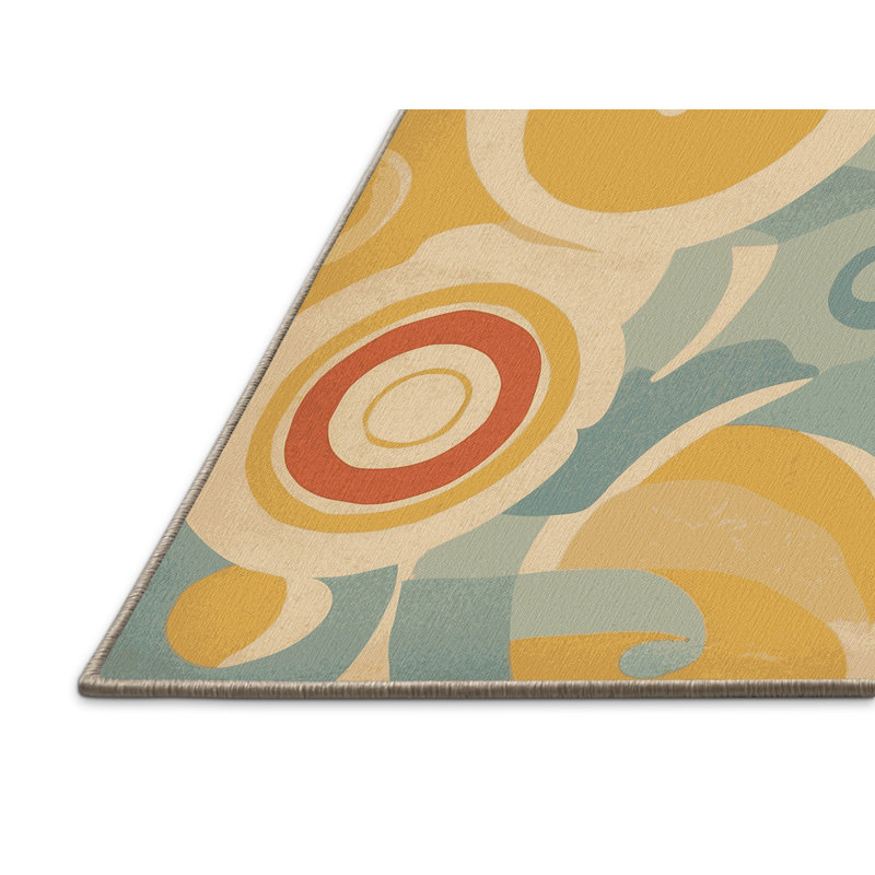 Funky Wiggle Rug, Rectangle 5' x 8'