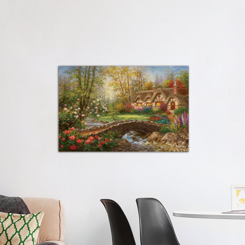 « home doux home », reproduction d’art sur toile, H 12 po x l 18 po x P 1,5 po