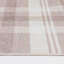 Tapis beige rectangulaire en polyester tissé à la machine Vasudeva-88507539
