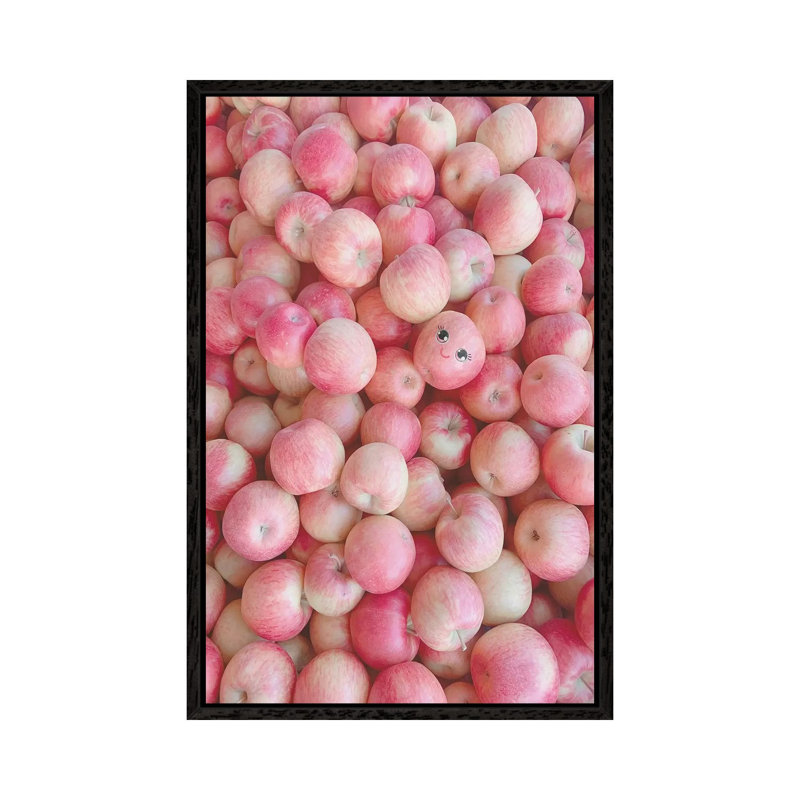 Apple Of My Eye by Erin Summer - Print on Canvas, 66.04cm H x 45.72cm W x 3.81cm D, Black Framed