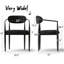 Chaises de salle à manger rembourrées en chenille avec accoudoirs-1814106599-1819366703