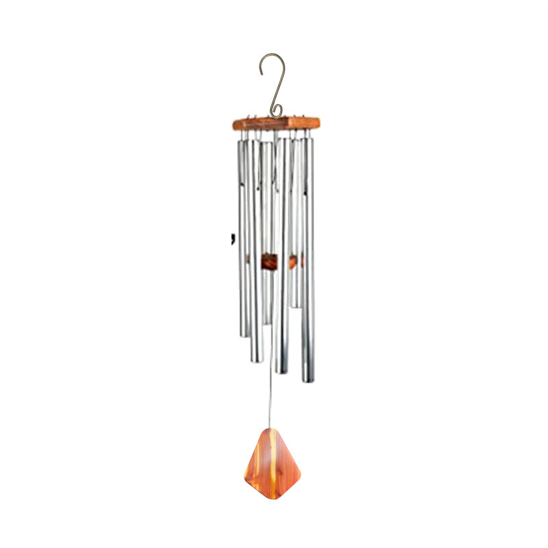Carillon à vent - 50 po, modèle de base - Tube - Bois, Or, H 50 po x l 6 po x P 6 po