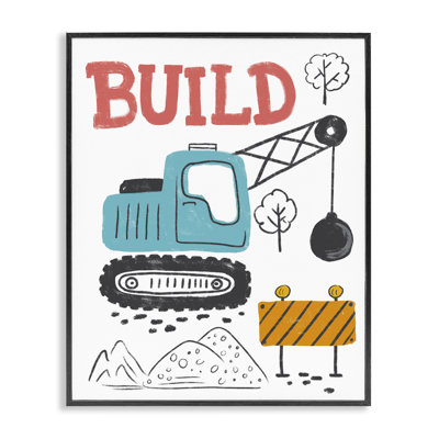 «Construction Build», estampe numérique encadrée par Diane Labombarbe