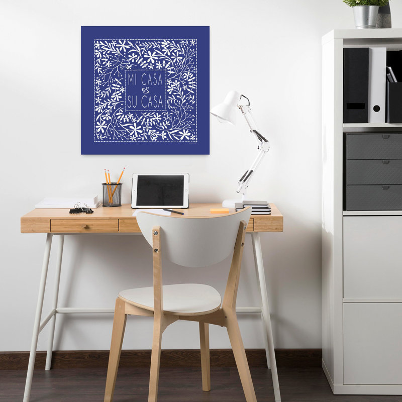 Mi Casa Es Su Casa Contemporary Art, 18" H x 18" W
