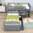 Twin Over Twin Wood Bunk Bed With 7 Drawer-2053085368