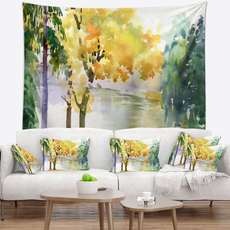 Polyester Tapestry, 50" H x 60" W