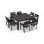 Pacifica Outdoor 9 - Piece Dining Set with Cushions-898008362-898008352