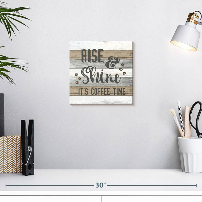 Rise And Shine Coffee, 10" H x 10" W