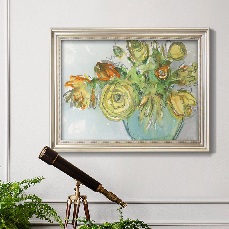 Impression florale printanière sur toile I, H 21 po x l 25 po x P 2,5 po