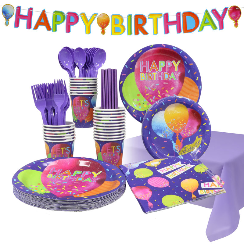 Ensemble d'accessoires de fête d'anniversaire