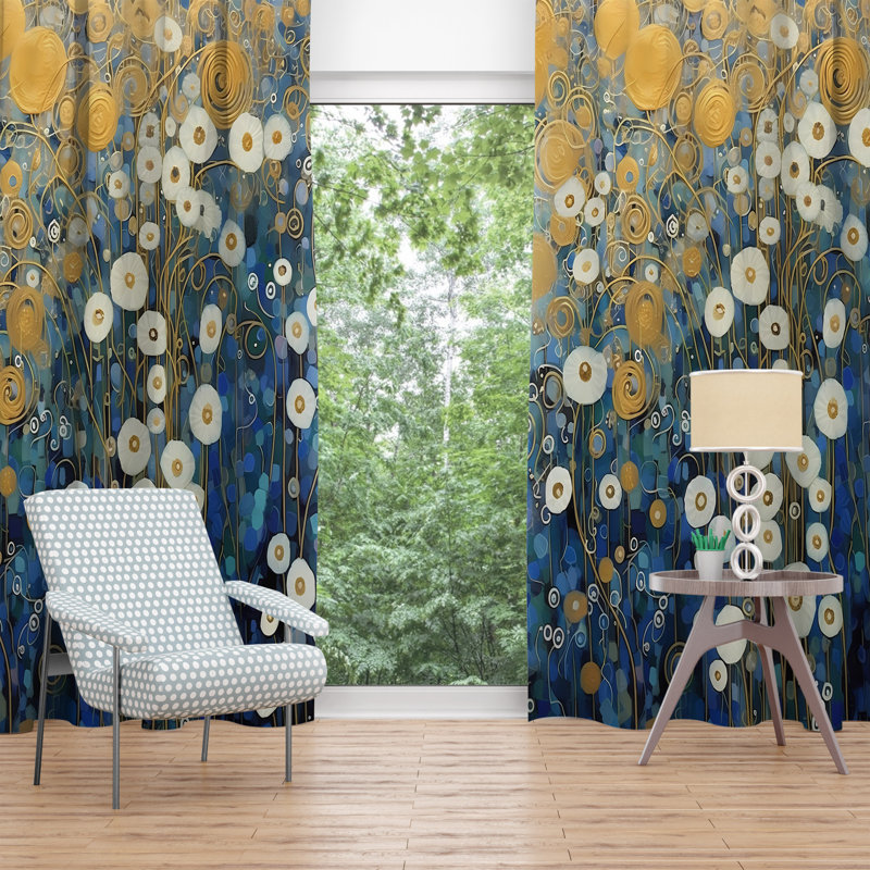 Ahraya Room Darkening Curtain Pair, 20" W x 82" L