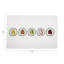 Sushi Roll Pebble 17.5" Vinyl Placemat