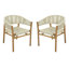 Ensemble de chaises d'appoint d'extérieur 2-630512896