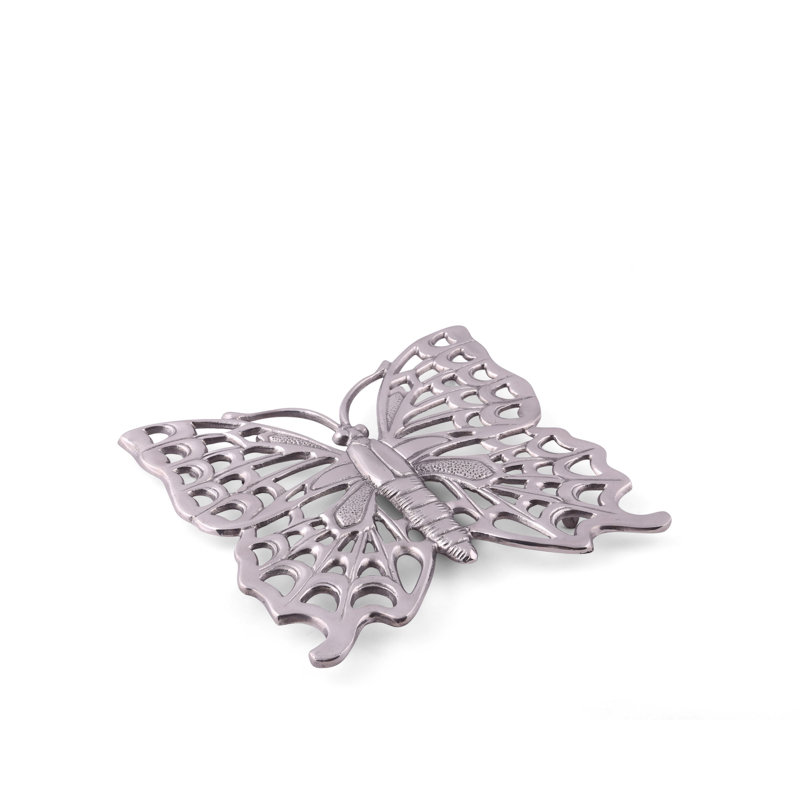 Butterfly Aluminum 1 Piece Trivet