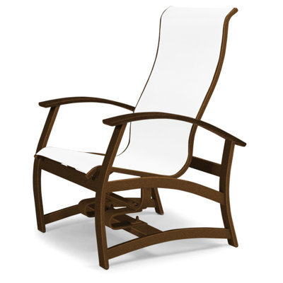 Askar Swivel Powder Coated Aluminum Outdoor Lounge Chair