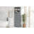 Gray Tall Storage Cabinet With 3 Drawers And Adjustable Shelves For Bathroom, Study, Office And Interior, MDF Board With Painted Finish-800455170