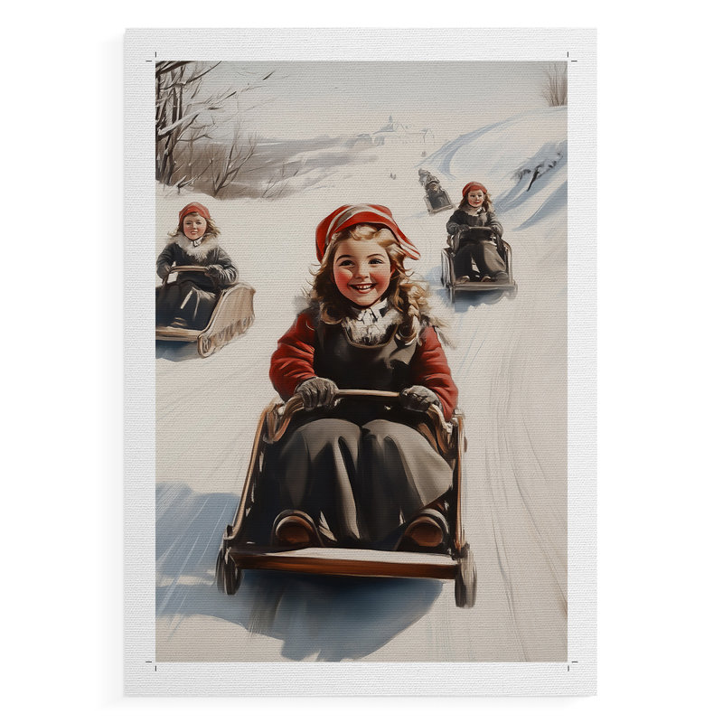 Art des Fêtes de Noël - série 2-CCLII - impression sur toile seulement - NON-CADRE, H 60 po x l 40 po