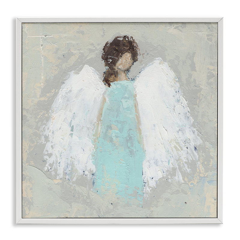 Giclée encadrée par un ange doux, design par Cassandra Cushman, H 12 po x l 12 po