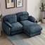 Canapé modulable deux places avec pouf amovible-1112572432