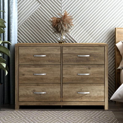 Aimaan 6 Drawer 45.4" W Dresser