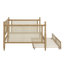 Lit de jour en rotin de style traditionnel avec couchette-511053535