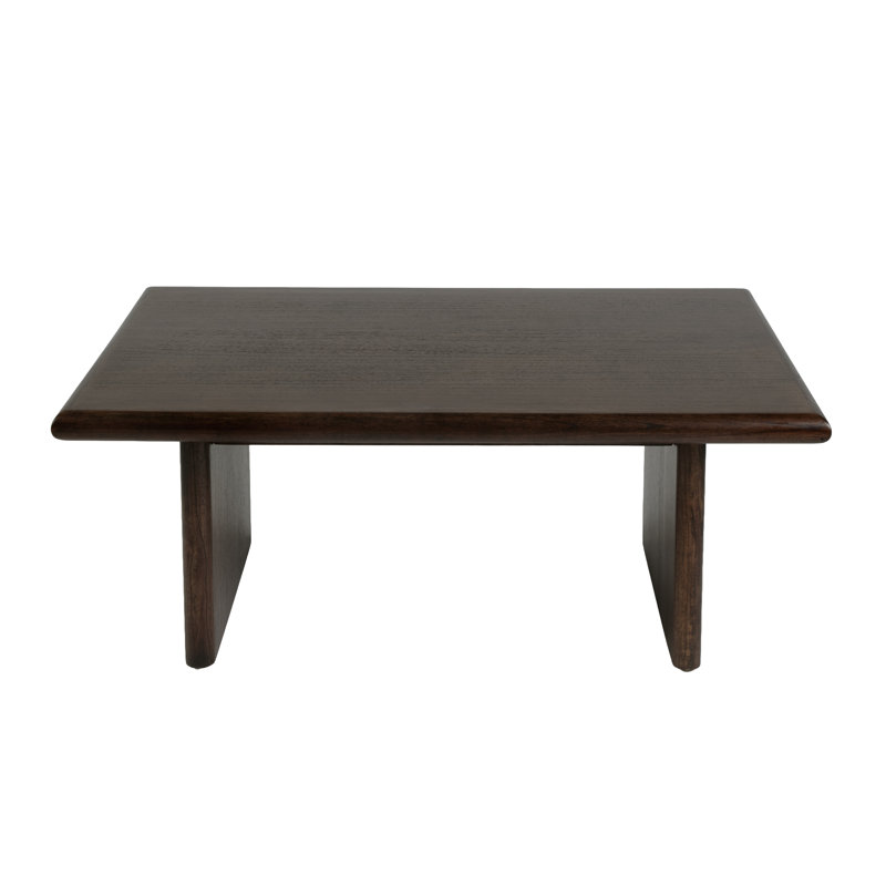 Soleil 42 po W Table basse rectangulaire en bois, brun, Brun