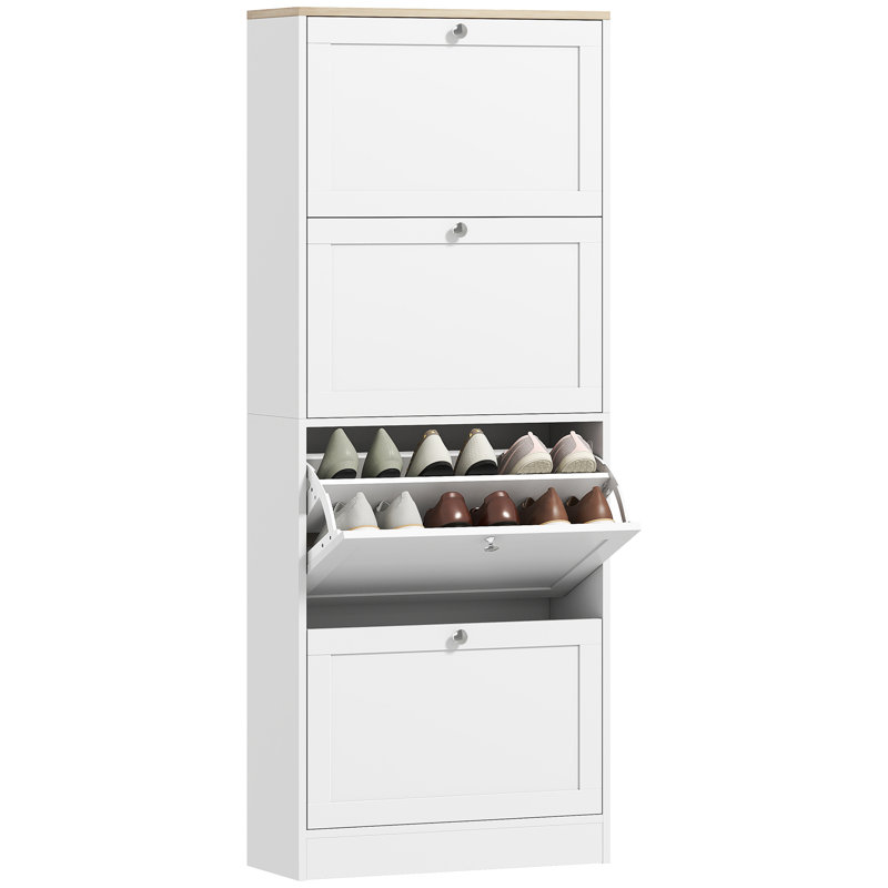 24 Pair Shoe Storage Cabinet