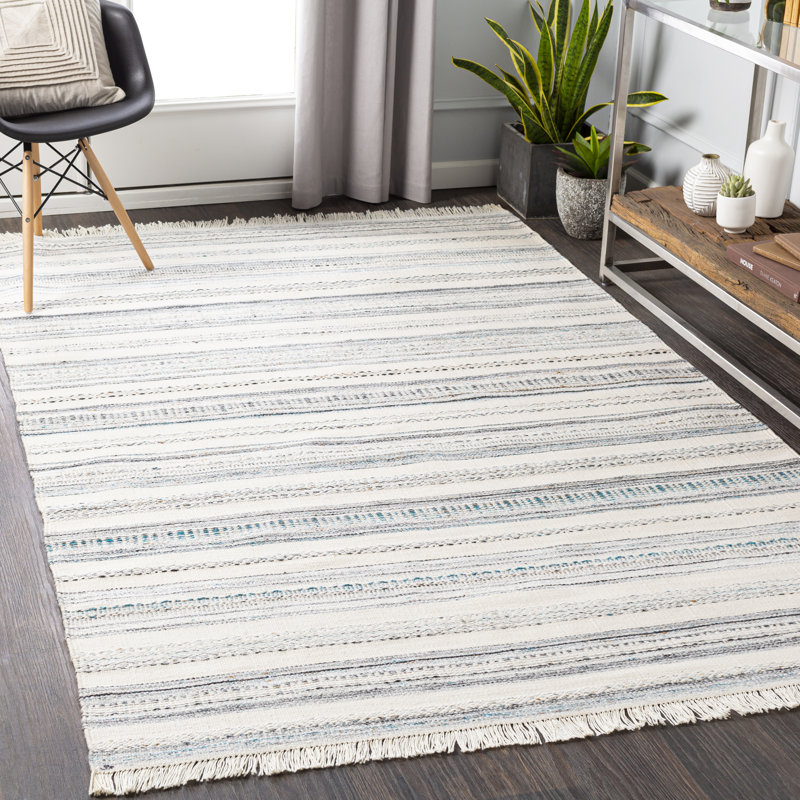 Jazmyn Striped Indoor / Outdoor Rug, Rectangle 8' x 10'