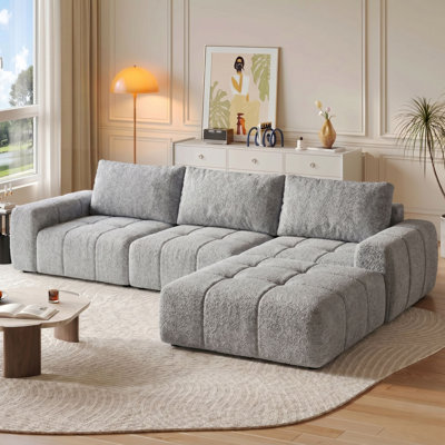 MIMO 256cm L-Shaped Modular Chaise Sofa