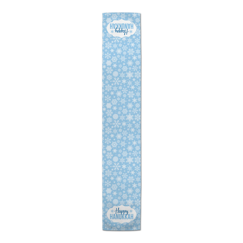 Chemin de table à motif géométrique en coton à 100% Ulloa, L 72 po x l 16 po