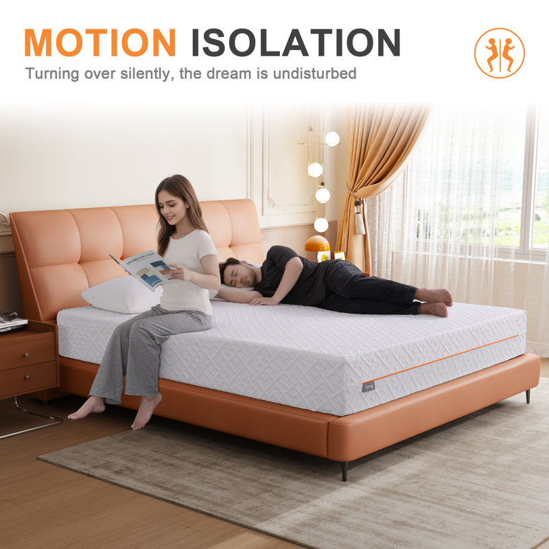 15/18/20/25 cm Medium-Firm Memory Foam Mattress, Breathable Cover, Rolled In-A-Box, No Fiberglass, No Noise Sleep, 15 cm