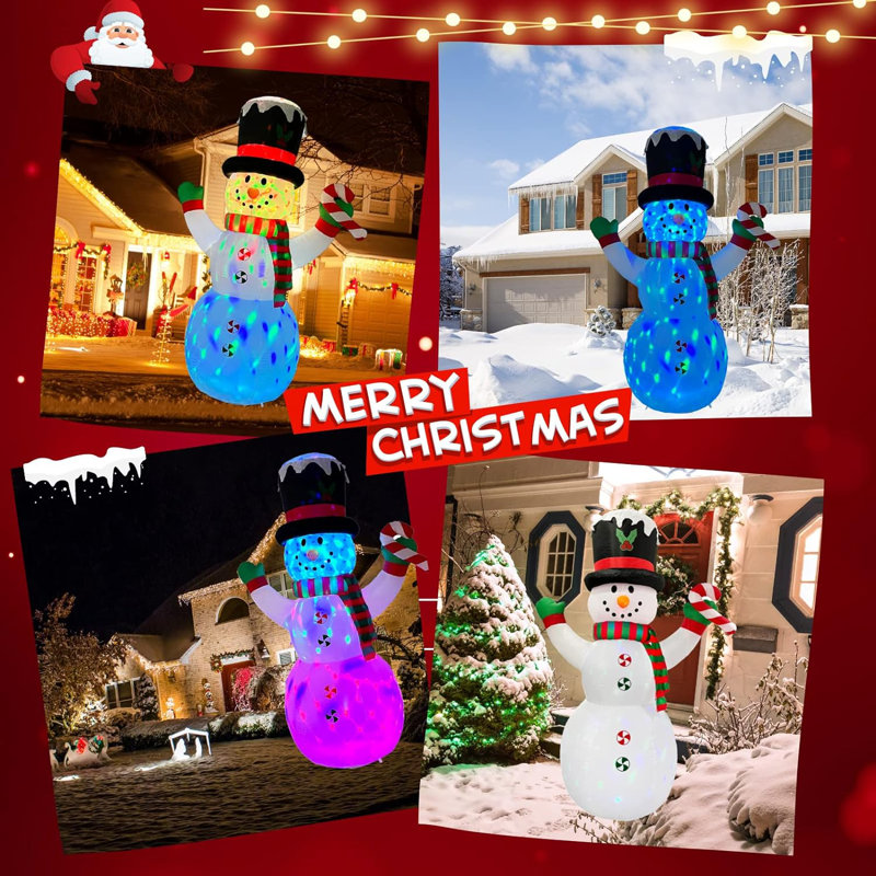 Bonhomme de neige gonflable de Noël