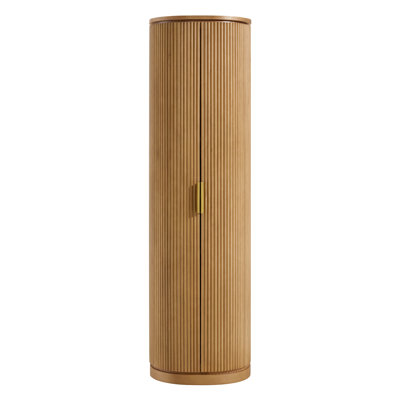 Nova Linen Cabinet In Reeded Birch