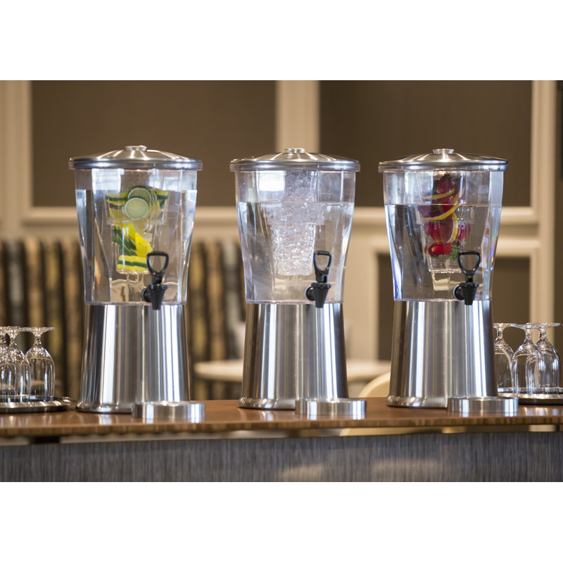 Stainless Steel 6" Beverage Dispenser Drip Tray