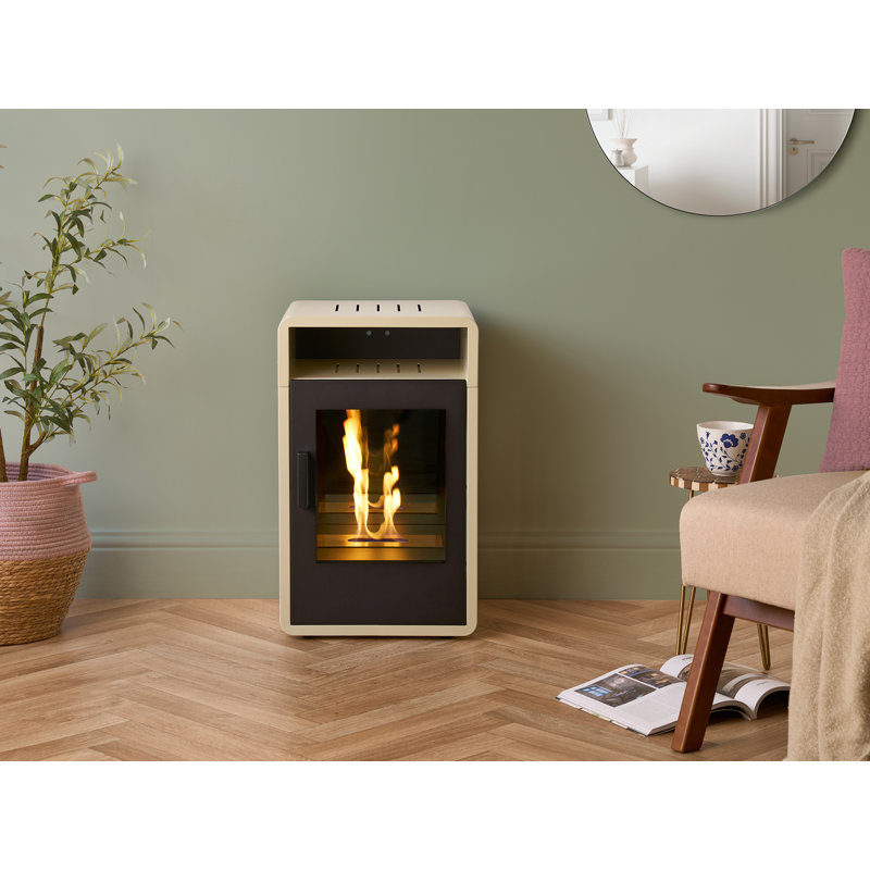 Adam Bellini Bio Ethanol Stove, Cream