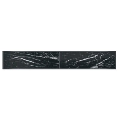 Hannmeike Glass Top Console Table