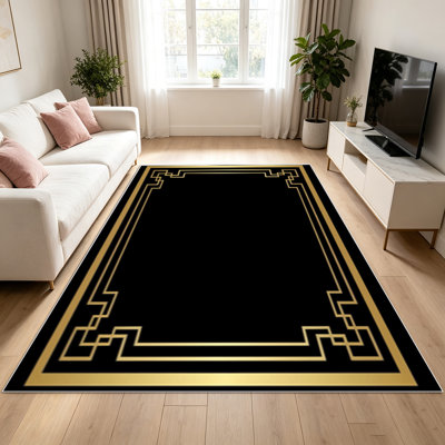 1PC Art - Deco Area Rugs for Living Room, Soft and Comfortable, Suitable for all seasons, easy - to - maintain, machine washable Indoor floor mat, Under Table Farmhouse suitable for Bedroom, Dining Room, Hallway, Office, Patio, Home Decor.