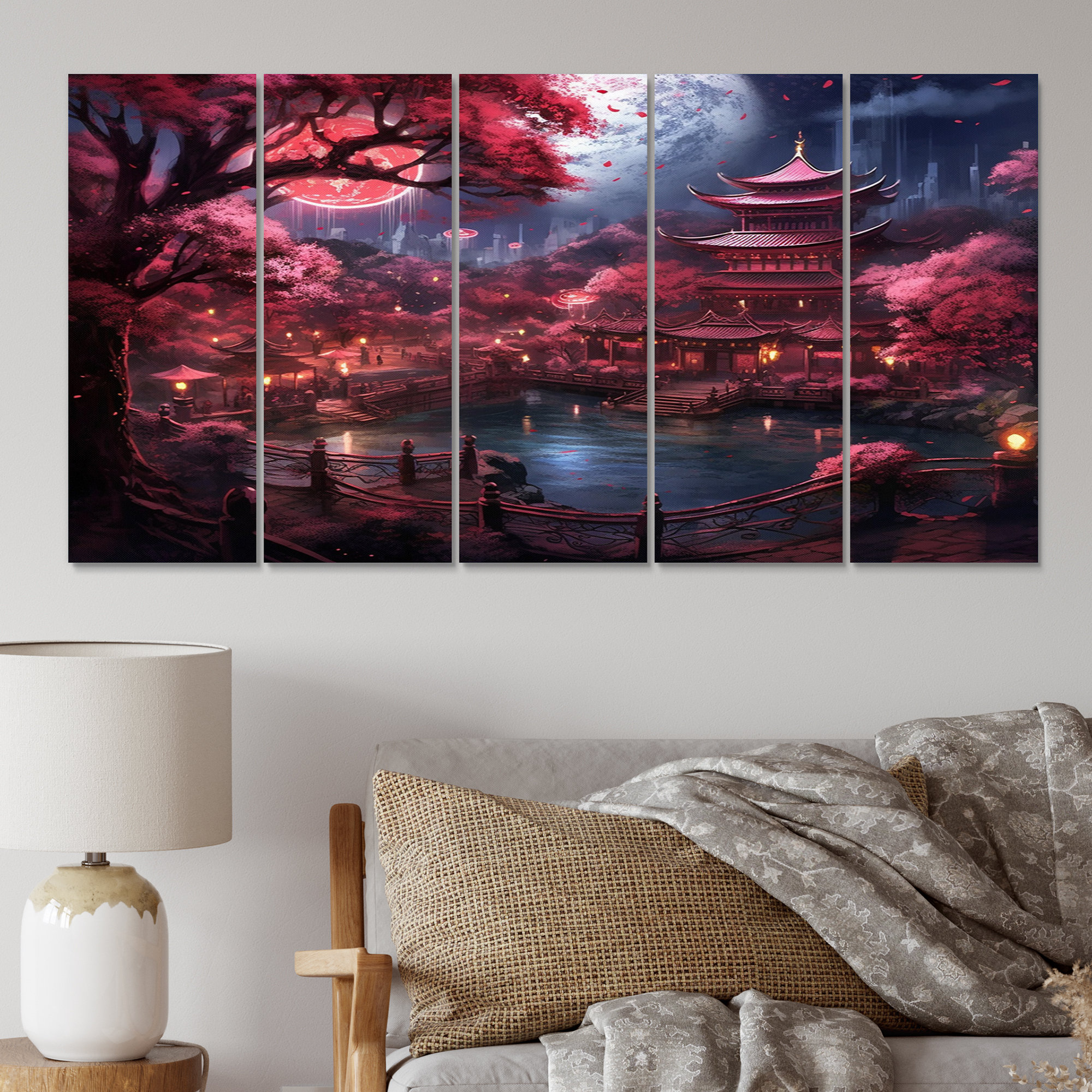 Red Barrel Studio® Japan Land of the Samurai III Japanese Metal Wall