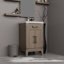 Meuble-lavabo simple 20 po X P 18 po P, comptoir en acrylique et Miroir-1331917800