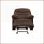 Fauteuils inclinables, fauteuil inclinable en microfibre chocolat Motion | Cadre en bois synthétique | Dégagement du mur de 3 po