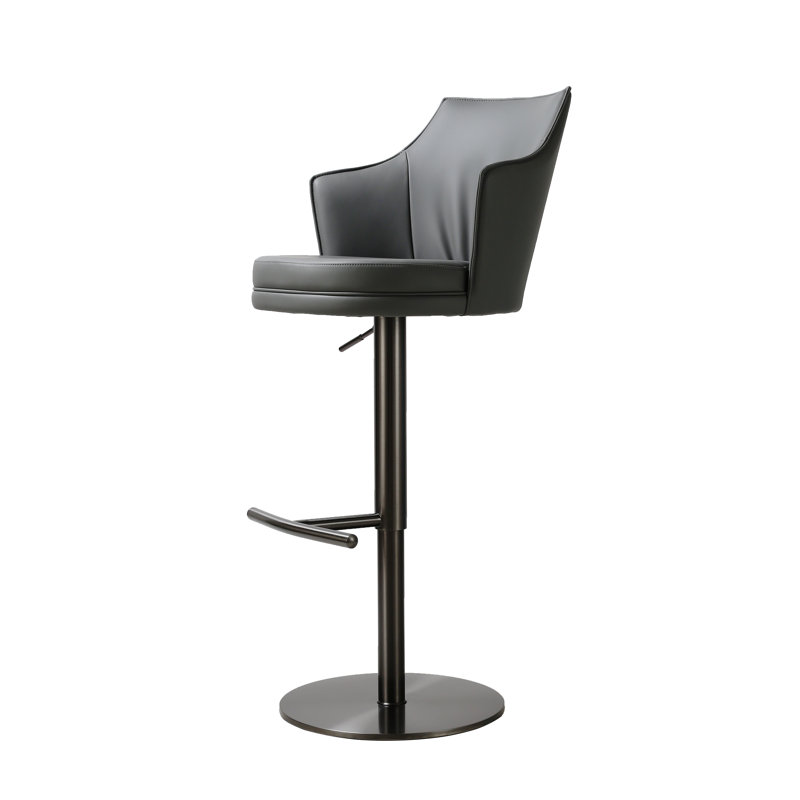 K C218a-53  Barstool, Charcoal