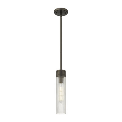 Ballston - Maliyah - 1 Light 3" Stem Hung Mini Pendant with 8"H Shade
