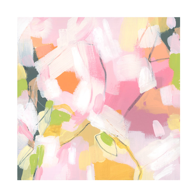 Peinture sur toile Gardy Citrus Prism IV, H 14 po x l 14 po x P 2 po