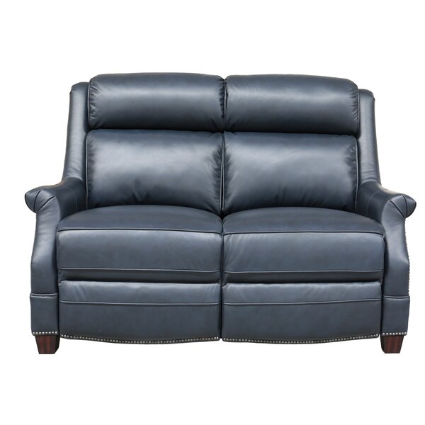 Birch Lane™ Stanley 59.5'' Leather Power Reclining Loveseat & Reviews ...