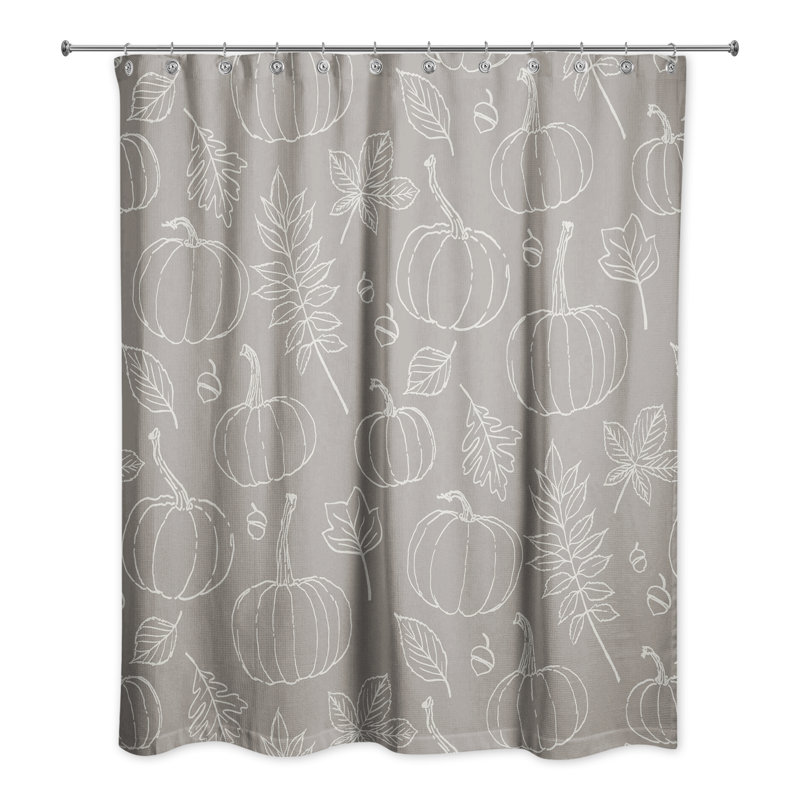 Rideau de douche simple, Gris